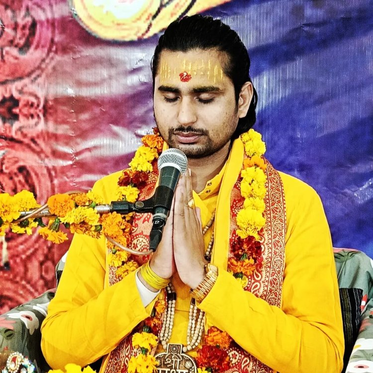 श्री मनोरथा नंदम फाउंडेशन के पावन तत्वाधान में हाइडे पार्क सोसायटी सेक्टर 78 नोयडा में श्रीमद् भागवत कथा