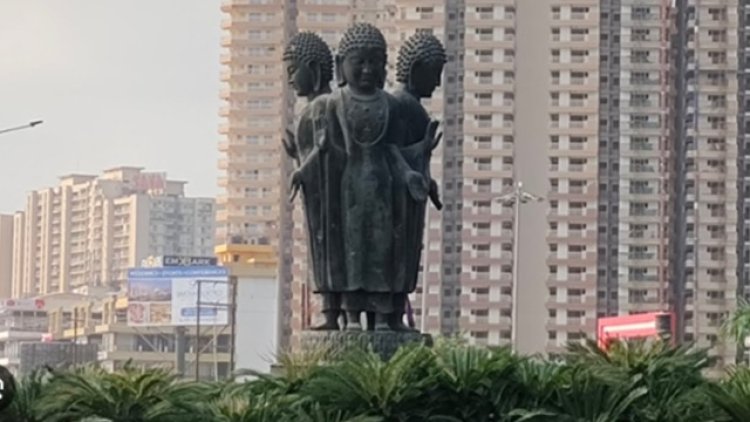 ग्रेटर नोएडा चारमूर्ति चौक से तिगड़ी रोटरी की सड़क जल्द होगी दुरुस्त