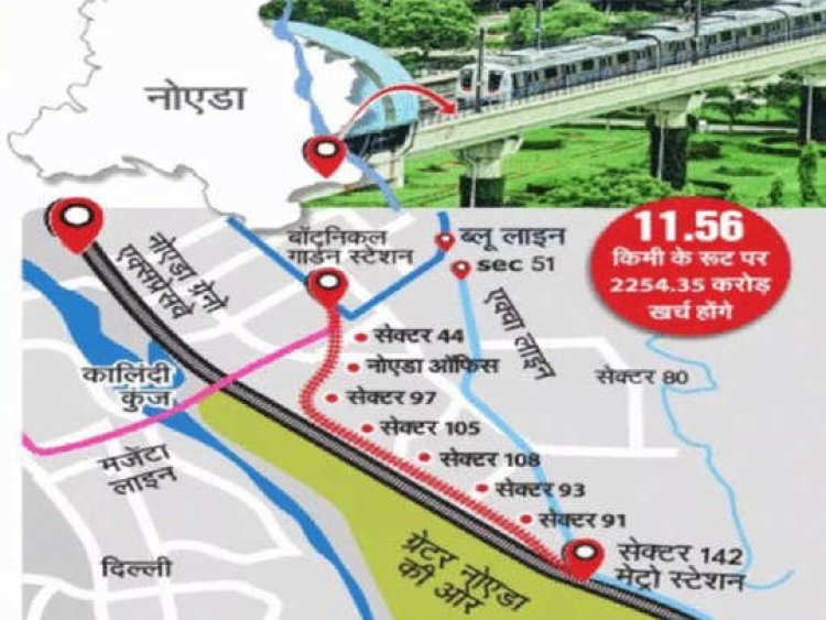 नोएडा सेक्टर 142 से बॉटनिकल गार्डन मेट्रो DPR पर बड़ा अपडेट, DMRC ने NMRC से मांगे 25 लाख रुपये