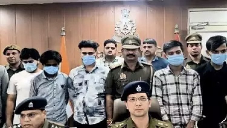 लूट के मोबाइल और चेन के बदले दुकानदार देता था नशे के इंजेक्शन, ग्रेटर नोएडा में 5 अरेस्ट