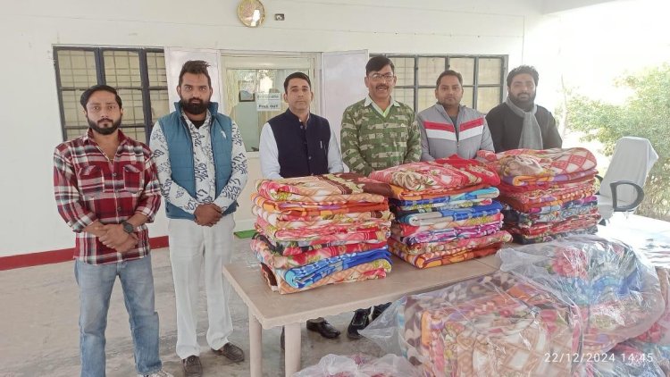 फेस फाउंडेशन द्वारा जिला कारागार में जरूरतमंद कैदियों को गर्म कंबलों का वितरण