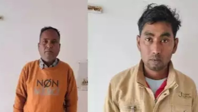 पटना में छिपे हुए थे 1-1 लाख के 2 इनामी बदमाश , नोएडा एसटीएफ ने बिहार से पकड़ा