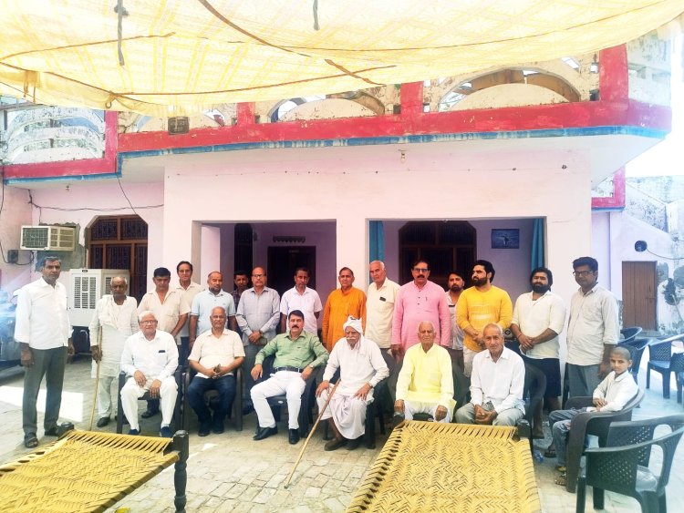 राष्ट्रीय देहात मोर्चा द्वारा नयागांव बसंतपुर में विचार गोष्ठी सम्पन्न