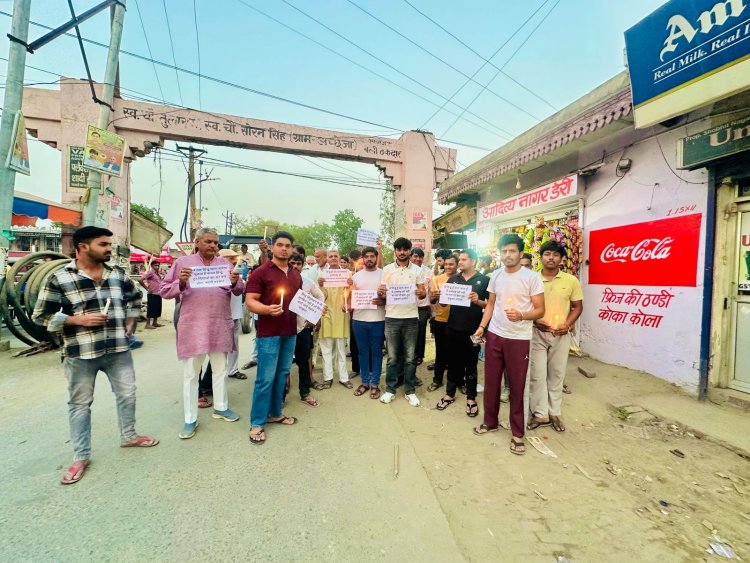 "शहीदों के सम्मान में, आतंकवाद के विरुद्ध एकजुट भारत!"
